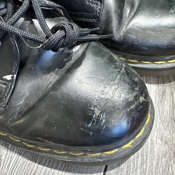 Dr Martens Vintage 1461 Made In England Oxfords Black Color Mens US 11 UK 10